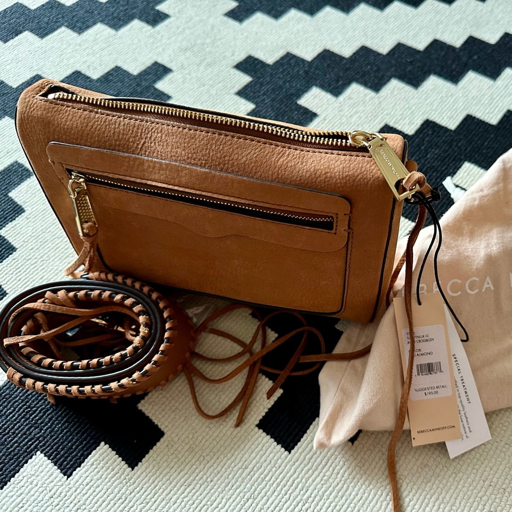 Rebecca Mincoff fringe suede bag
